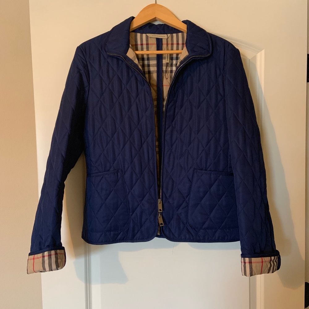Burberry jacket Navy blue. Perfect condition